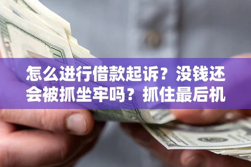 北京怎么进行借款起诉？没钱还会被抓坐牢吗？抓住最后机会！