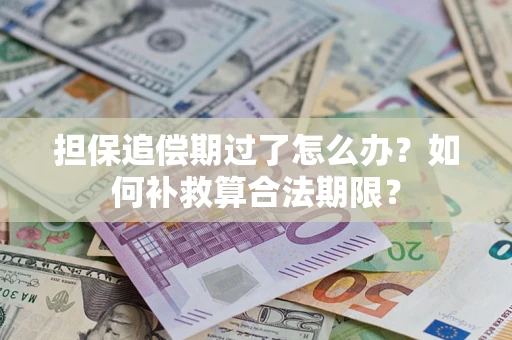 北京担保追偿期过了怎么办？如何补救算合法期限？