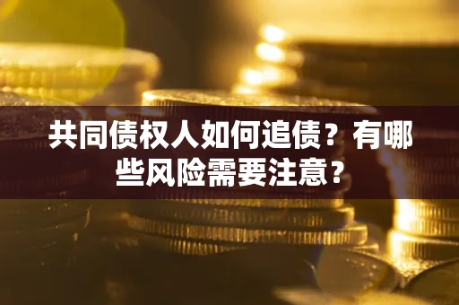 北京共同债权人如何追债？有哪些风险需要注意？