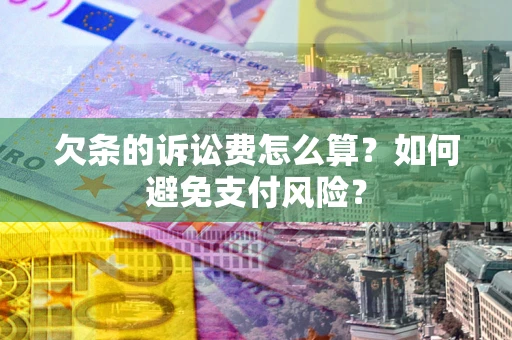 北京欠条的诉讼费怎么算？如何避免支付风险？